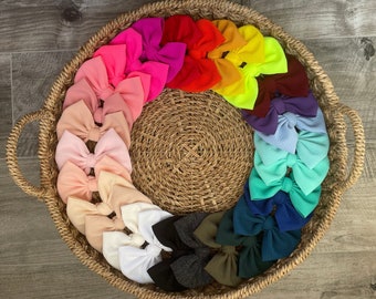 Big Bow on nylon, Baby headband, Big Bow, Big Baby Bow, Big headband, Big Bow headband, Infant Bow, Baby Bows