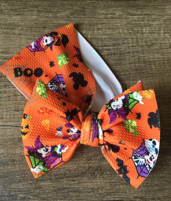 Elastic Headband Pumpkin Headband Baby Halloween Headwrap