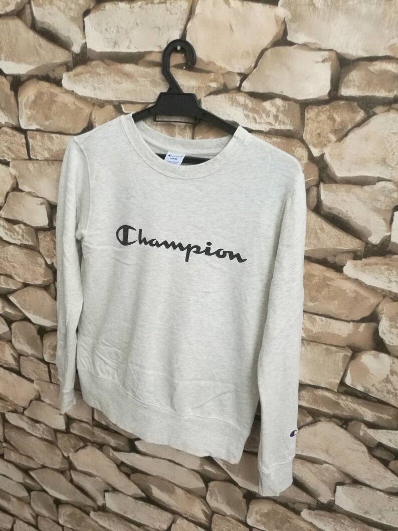 Champion Sweatshirt Rare Design Nice Design