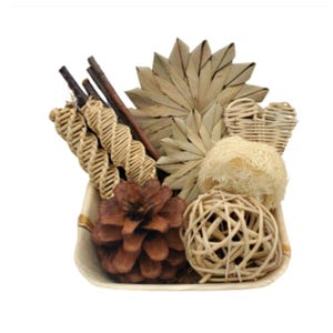 Rabbit Toys, Gift Basket, Natural Basket of Chews, Chinchillas, Guinea Pigs, Hamsters, Rats