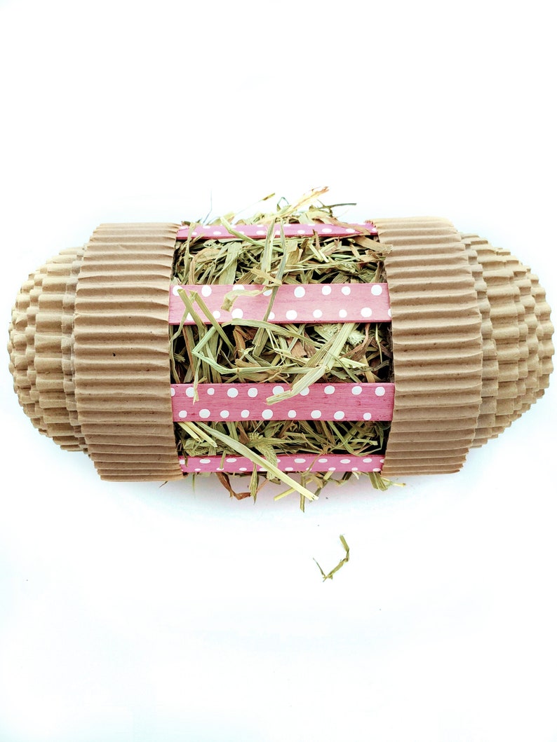 Rabbit Toy Winnie's Hay Roller Guinea Pig Chinchilla Etsy