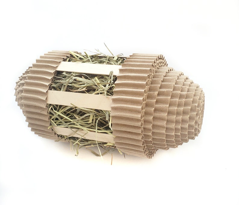 Rabbit Toy Winnie's Hay Roller Guinea Pig Chinchilla Etsy