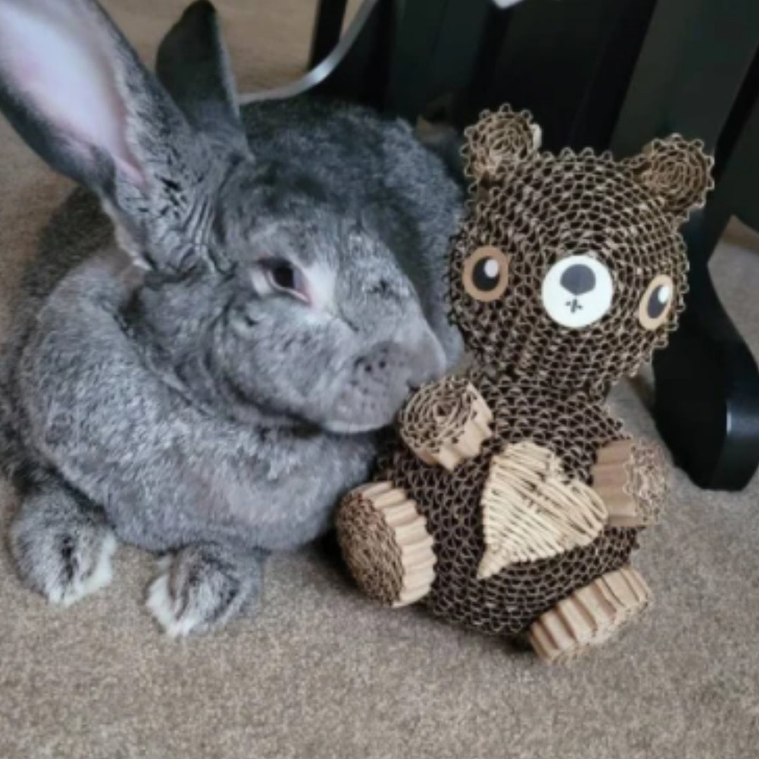 Vine Heart Teddy Bear Toy Rabbit Toys for Large Bunnies Guinea Pig Toys ...