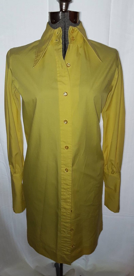 Sunny Yellow Shirt dress - image 6