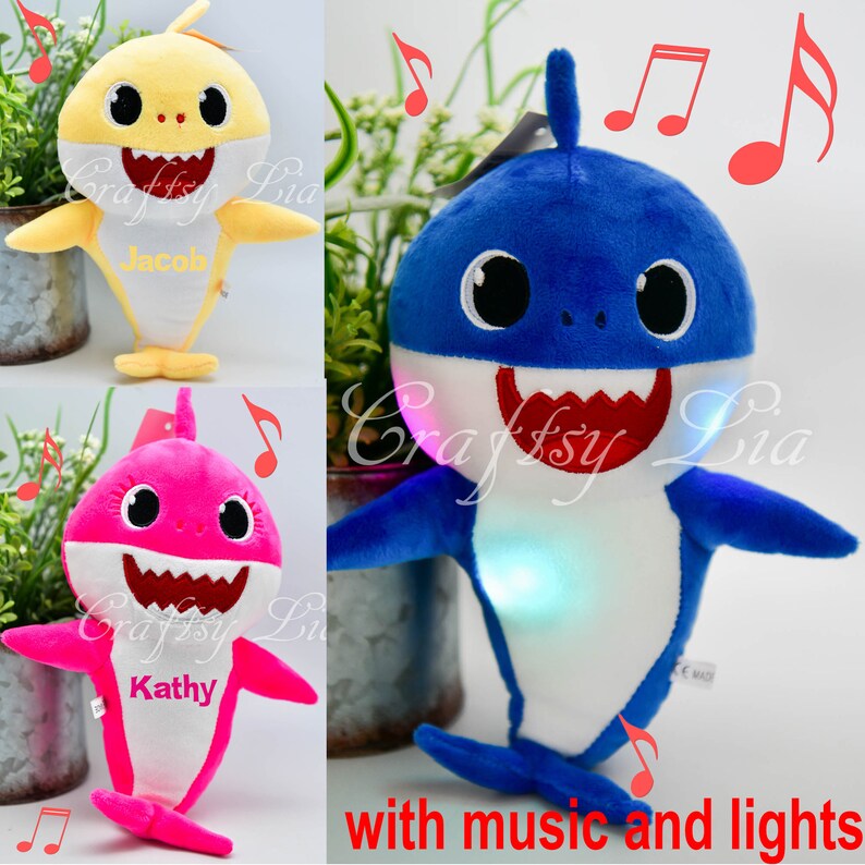 baby shark light up plush
