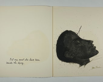 Ben Shahn Lithograph - Plate XX from 'For the Sake of a Single Verse'