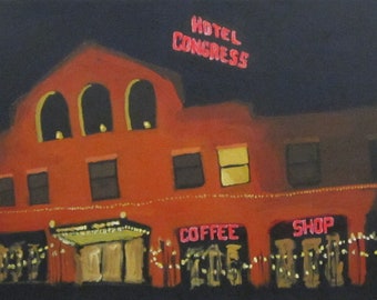 Hotel Congress at Night