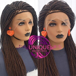 Braided Wig, Braid Wigs for Black Women, Box Braids Wig, Full Lace Braid Wig, Wigs Braids, Lace Front Wig, Wigs, Braid Lace Wig, Handmade
