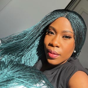 Braided Wig, Micro Senegalese Twists Wigs, Braided Wigs for Black Women, Micro Million Twists, Micro Twists Wig, Micro Braid Wigs, Handmade