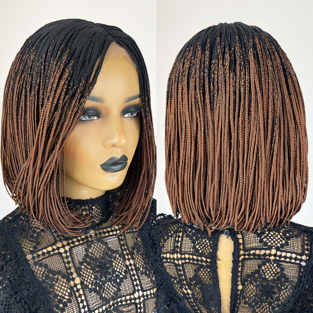 Braided Wigs, Micro Braid Wig, Box Braid Wig, Braided Wig for Black