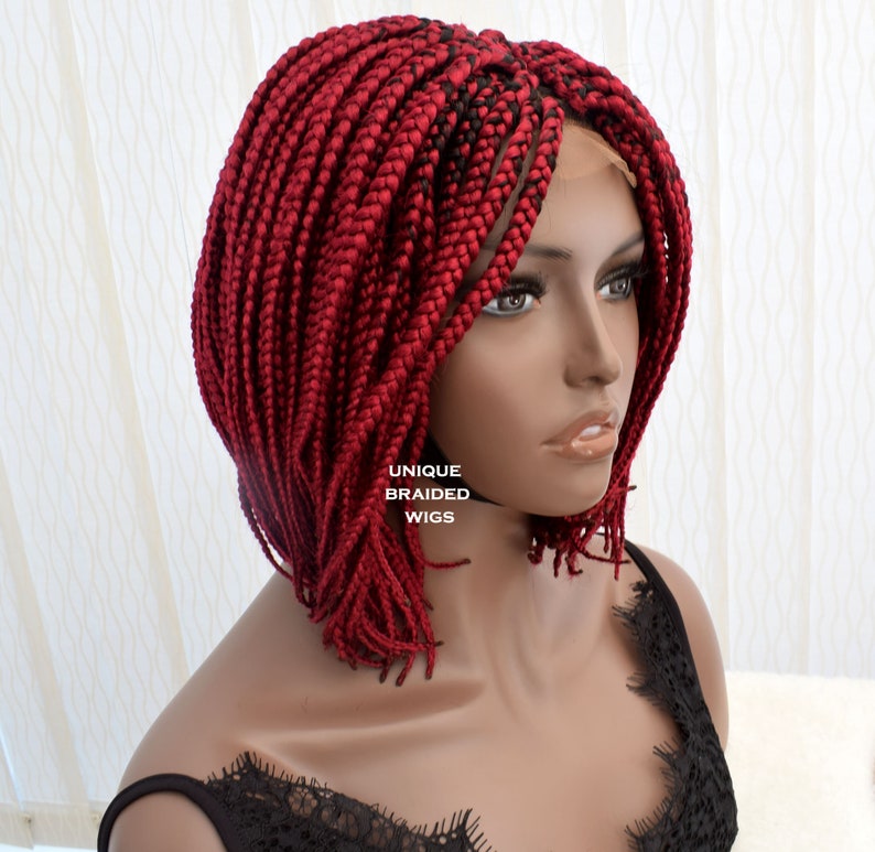 Braided Wig Braided Lace Wigs Box Braided Wig Bob Box Etsy