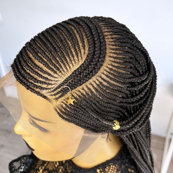 Braided Wig, Tribal Braids, Cornrow Braids Wig, Braided Wigs  display picture 1
