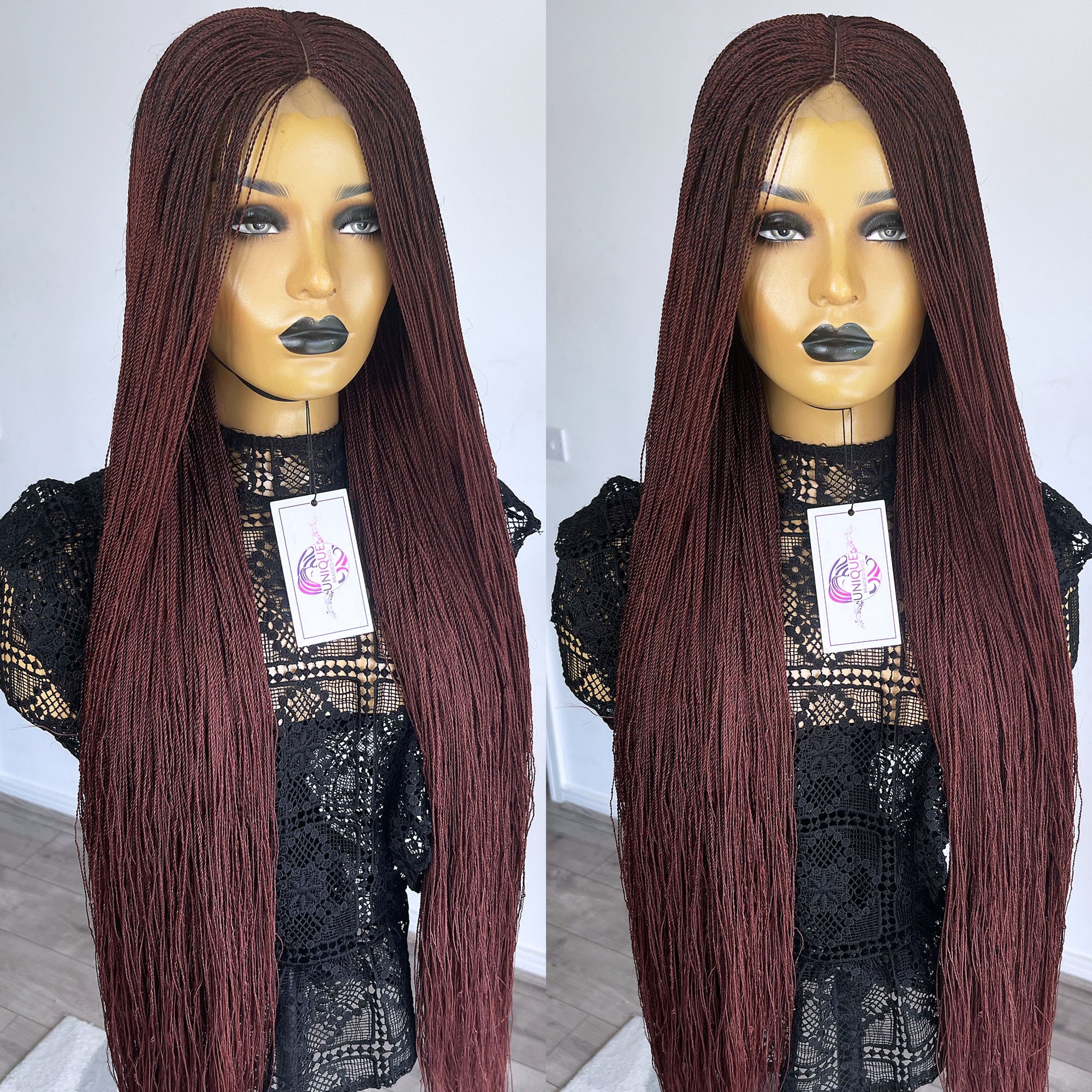 Braided Wigs, Micro Needle Senegalese Twist, Braided Wig for 