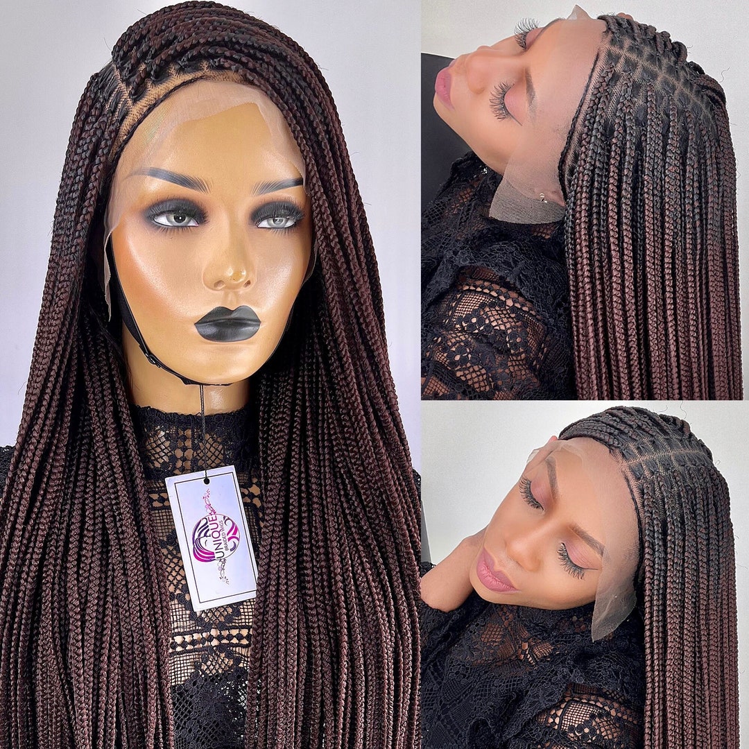 Braided Wigs, Braid Wig for Black Women, Knotless Braids Wig, Box Braid
