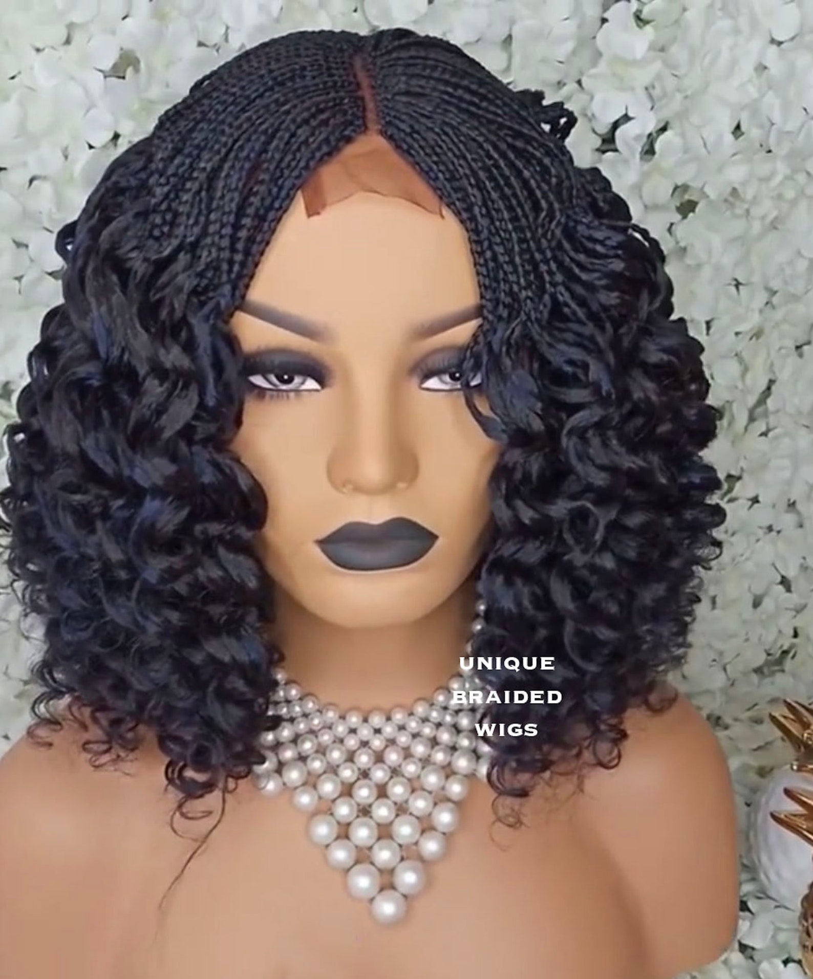 Braided Wigs Braided Wigs for Black Women Micro Box Braids Etsy