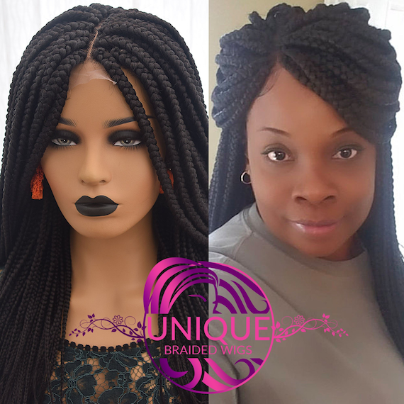 Braid Wig, Box Braid Wig, Braid Wig for Black Women, Wigs, Lace