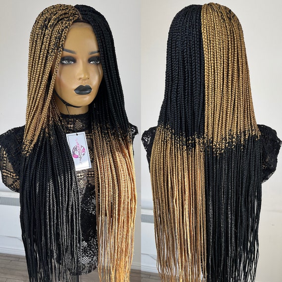 Wholesale Synthetic Hair african braided wig with headband For Stylish  Hairstyles 