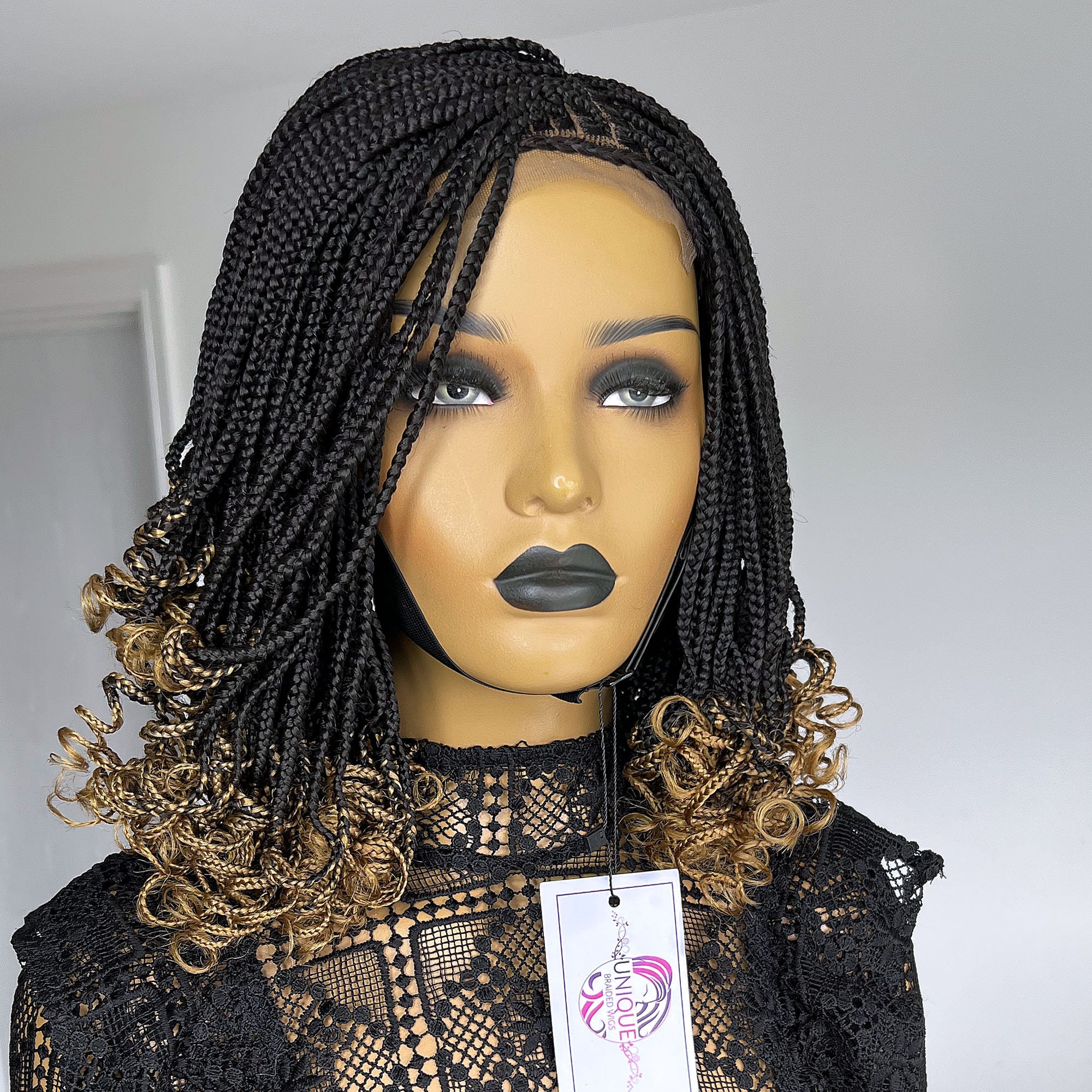 Braided Wigs Box Braids Wig Knotless Braids Wig Braids for Etsy