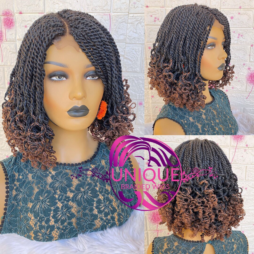 Braided Wigs, Kinky Twists Wig, Braid Wig, Braided Wigs, Kinky Wig