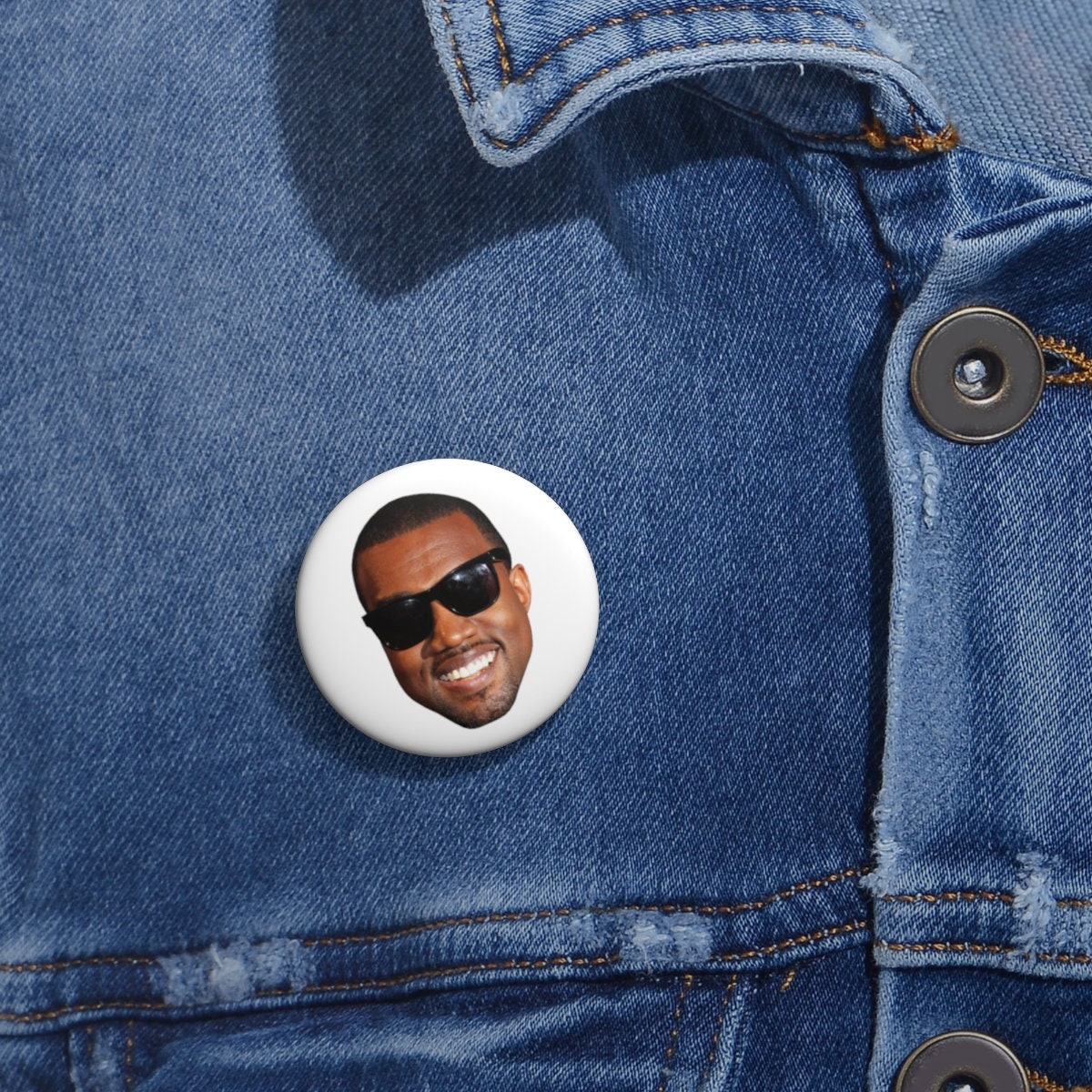 Set of 5 Kanye West Pinback Buttons 