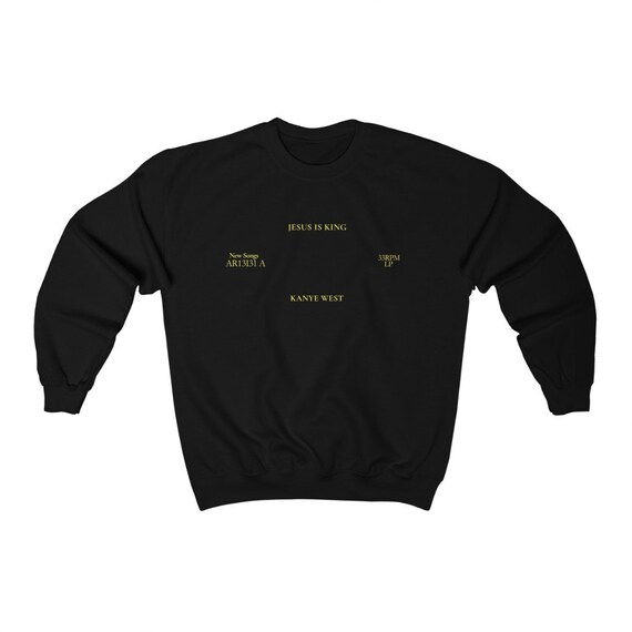 Jesus is King Inspired Crewneck Kanye West Sunday Service - Etsy