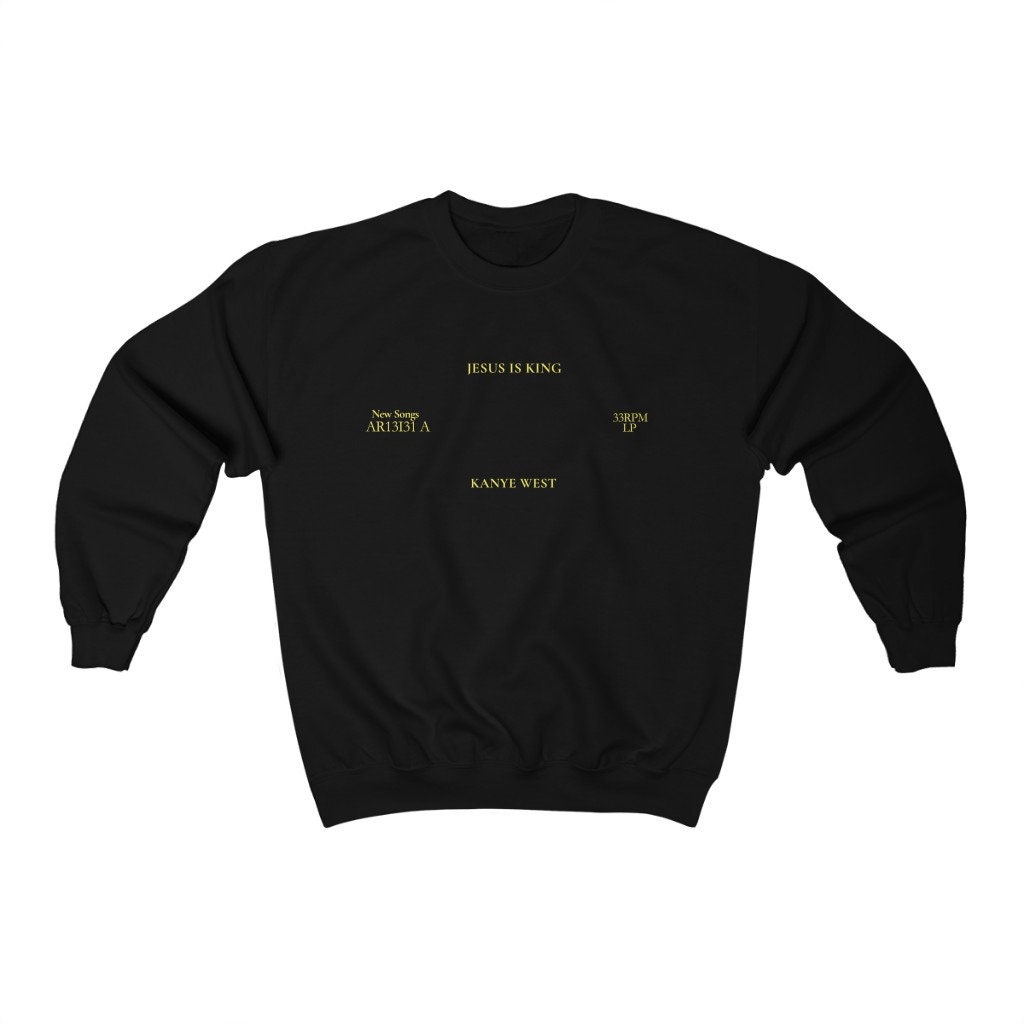 Jesus is king crewneck I  kanye west 稀少