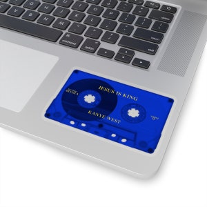 Jesus is King Kanye West Album inspirierte Kiss-Cut Aufkleber Retro Kassette Hip Hop Tonband
