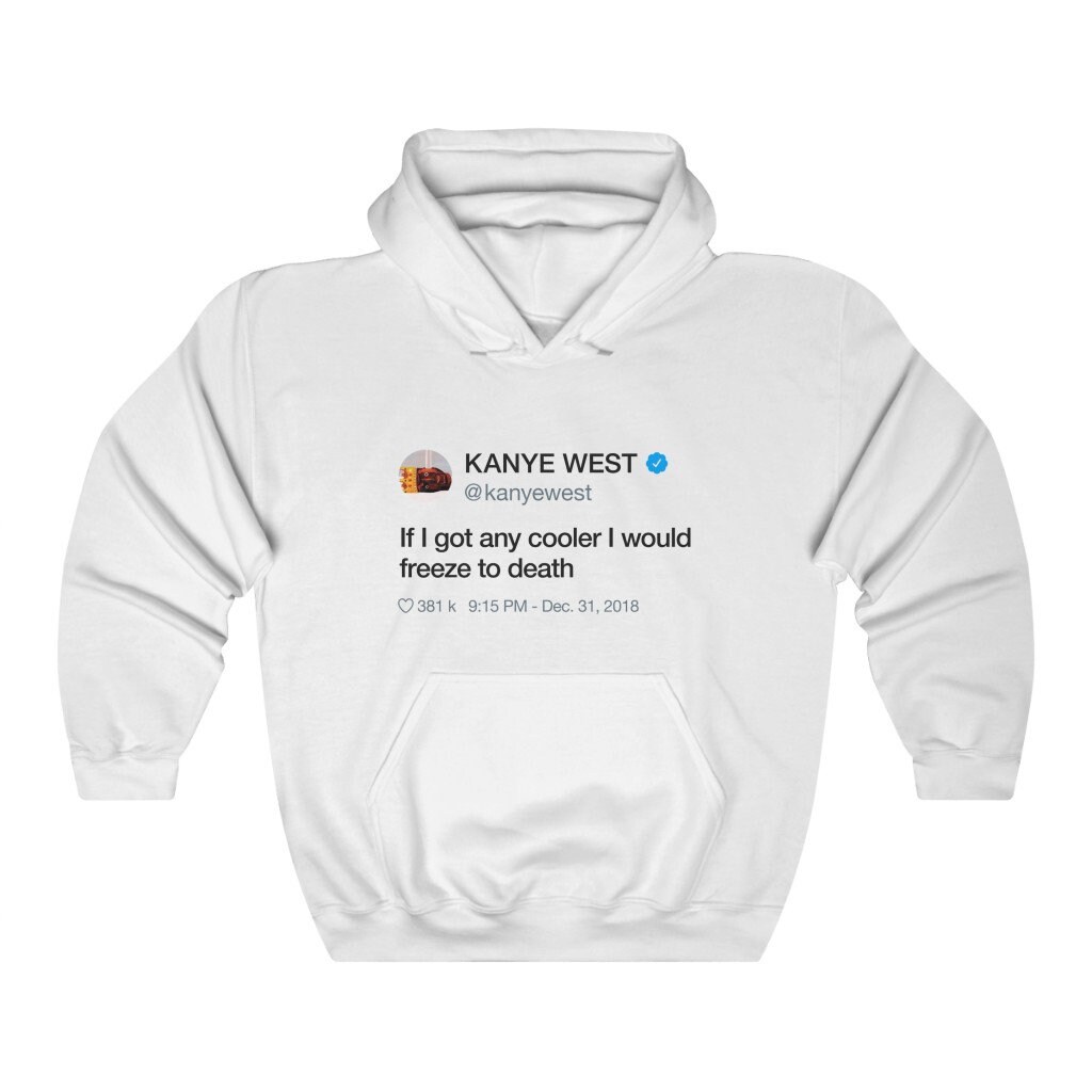 Kendall Jenner Tweet Quote Hoodie They Act Like I'm Not in Full