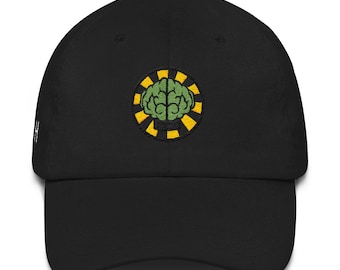 NERD Brain Logo Embroidery Dad Cap 