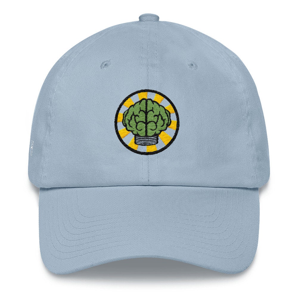 NERD Brain Logo Embroidery Dad Cap 