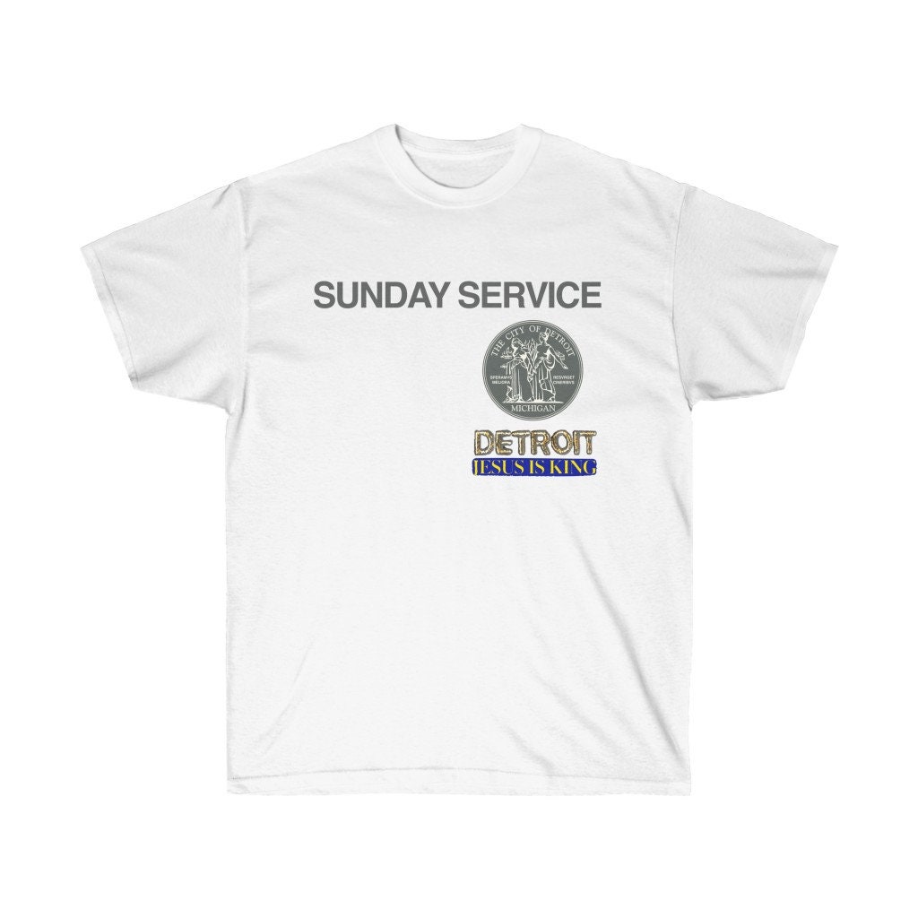 Jesus is King Detroit Seal Inspired Unisex Ultra Cotton T-shirt 
