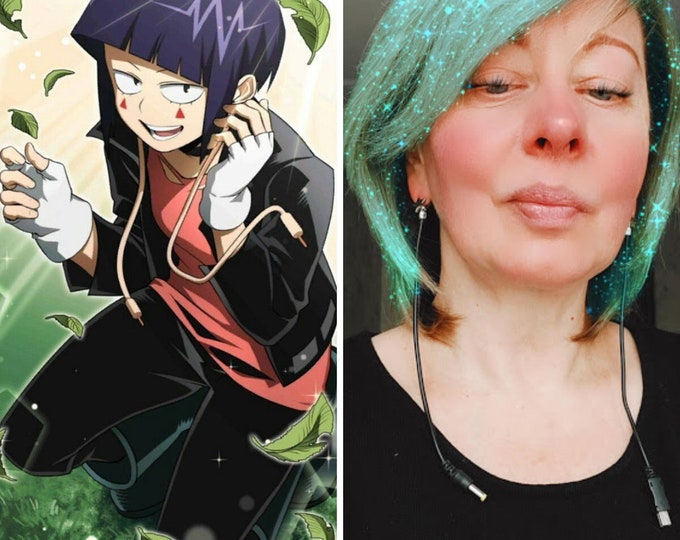 BNHA/MHA Jiro Kyoka Anime Earrings Earphone Jack Anime Cosplay Etsy