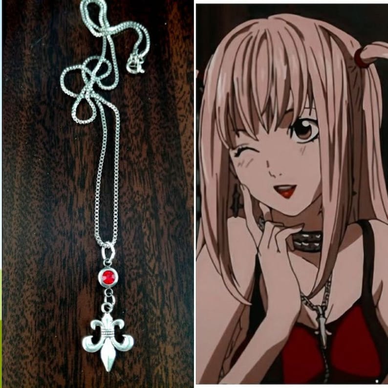 Misa Amane necklace Victorian necklace Gothic necklace Anime Etsy