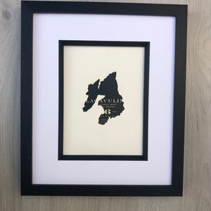 Islay Lagavulin 16 años de edad Whisky Imagen Arte de la pared Enmarcado / Sin marco