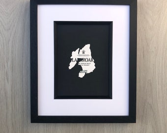 Islay Laphroaig Whisky Imagen Arte de pared enmarcado / sin marco