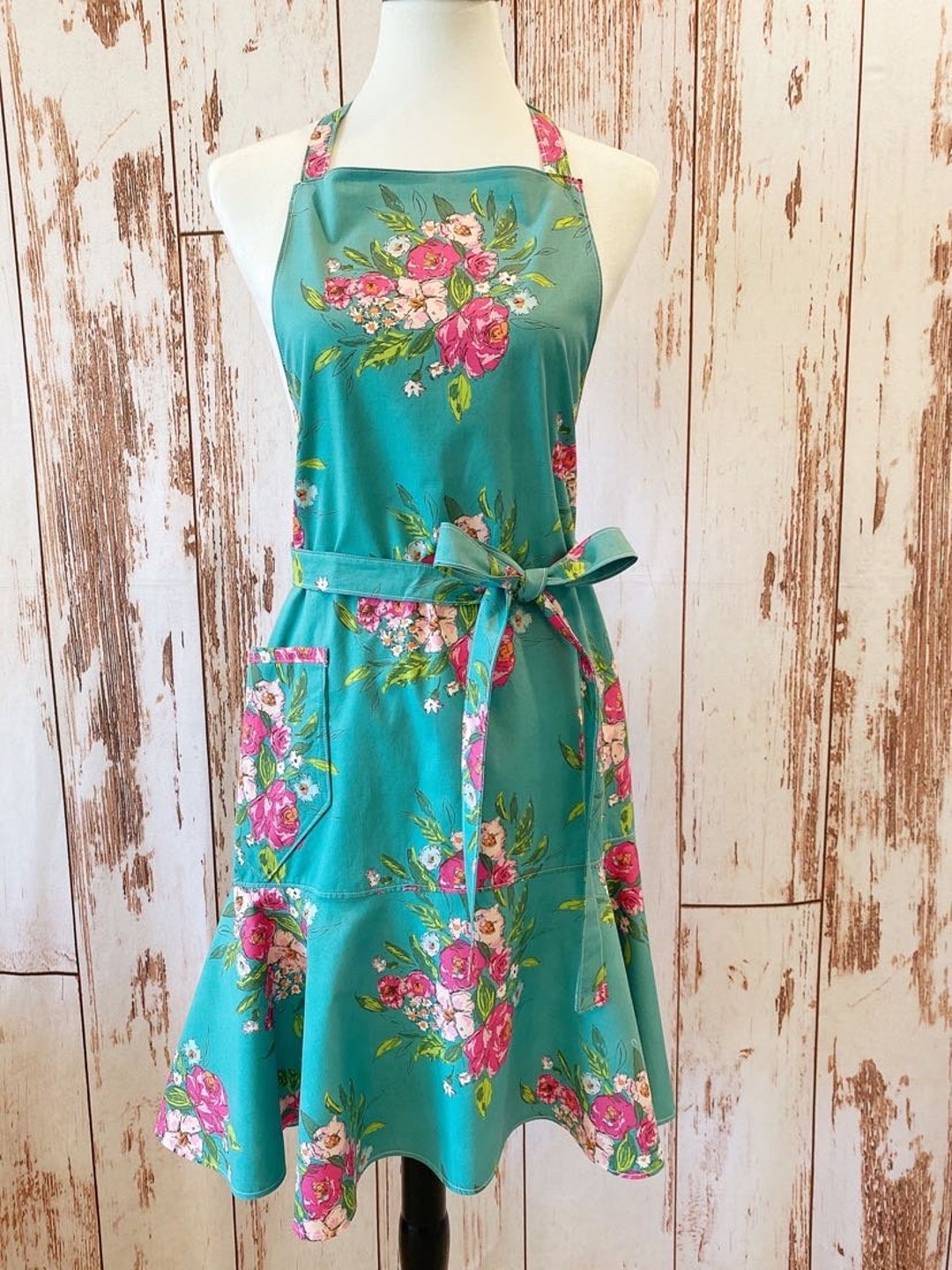 Womans Apron Full Apron Mothers Day Gift Hostess Apron Baking Apron