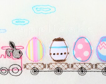 Easter Bunny Train ( comes in 3 sizes, All Easter eggs on board! Bunny train conductor incoming!)