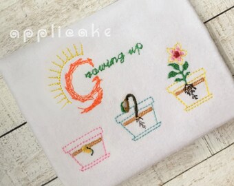 Planting and growing (growing process of a potted plant: comes in 2 sizes)