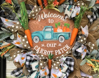 CARROT PATCH WREATH