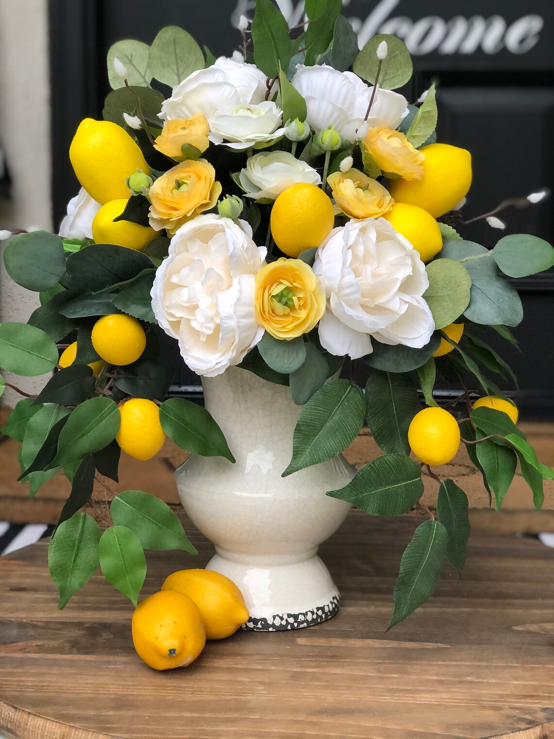 Lemon Arrangement Etsy