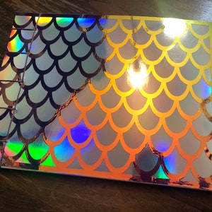 Handmade Holographic Journal - Softcover Japanese Binding