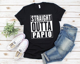 Strait Outta Papio Short-Sleeve Unisex T-Shirt, Papillion Monarch top, Baseball Mom, Papillion LaVista Nebraska, High School Legion Baseball