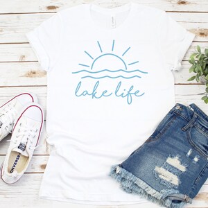 Lake Life T-Shirt, Lake Days Shirt, On the Lake, Camping Tee, Vacation T-Shirt, Lake Mode, Boating Shirt, Lake Bum Shirt, Travel Lover Gift