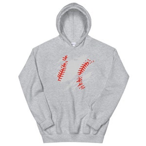 Distressed Baseball Hoodie, Baseball Mom Sweatshirt, High School Ball Top, Game Day Hoodie, Game Day, Fan Hoodie, Funny Baseball Mom Tee