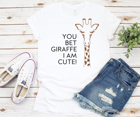 Giraffe T Shirt Animal Gift Graphic Safari Zoo Tee Giraffe T Shirt Animal Gift Graphic Safari Zoo Tee