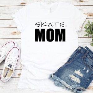 Skate Mom Unisex T-Shirt, Ice Skate Mom, Lori Apgar Creates