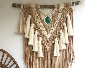 Décoration murale en macramé "El Polvitto"