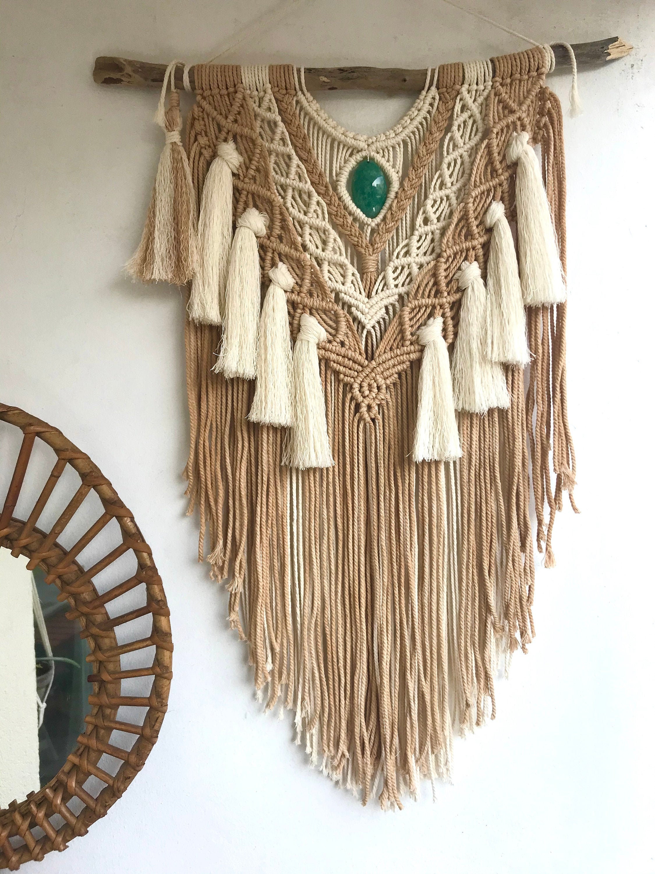 Décoration Murale en Macramé El Polvitto