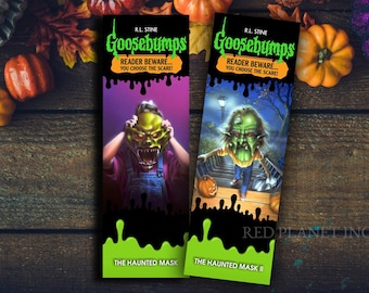 Goosebumps The Haunted Mask & Haunted Mask ll Set of 2 Bookmarks