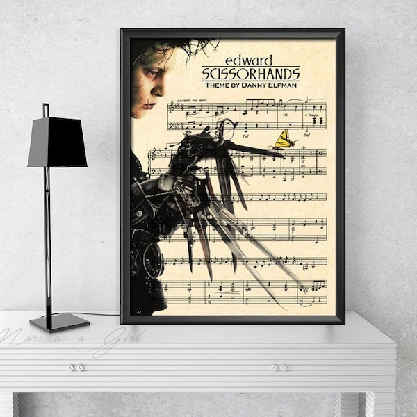 Edward Scissorhands Tim Burton Art Print